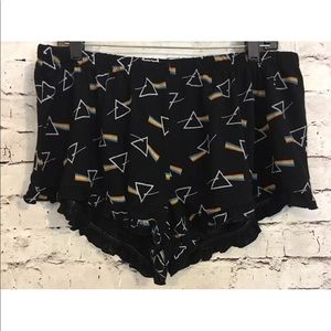 Pink Floyd Dark Side of the Moon Pajama Shorts XL